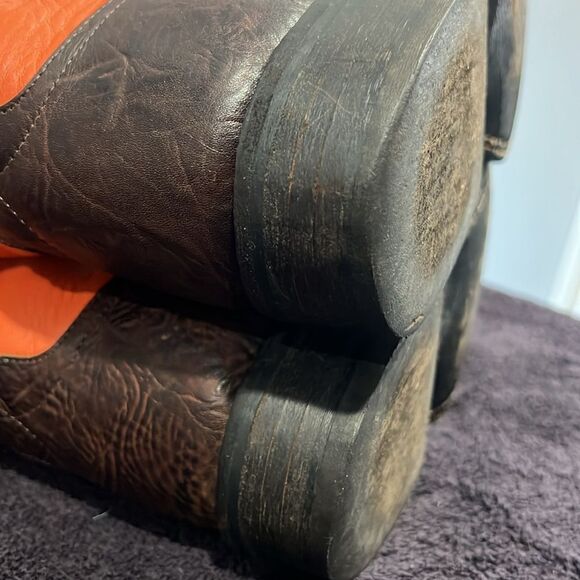 🔥🔥 ANDERSON BEAN Leather Cowboy Western Boots - Expensive Quality - Sz 9 - EUC - Picture 8 of 13